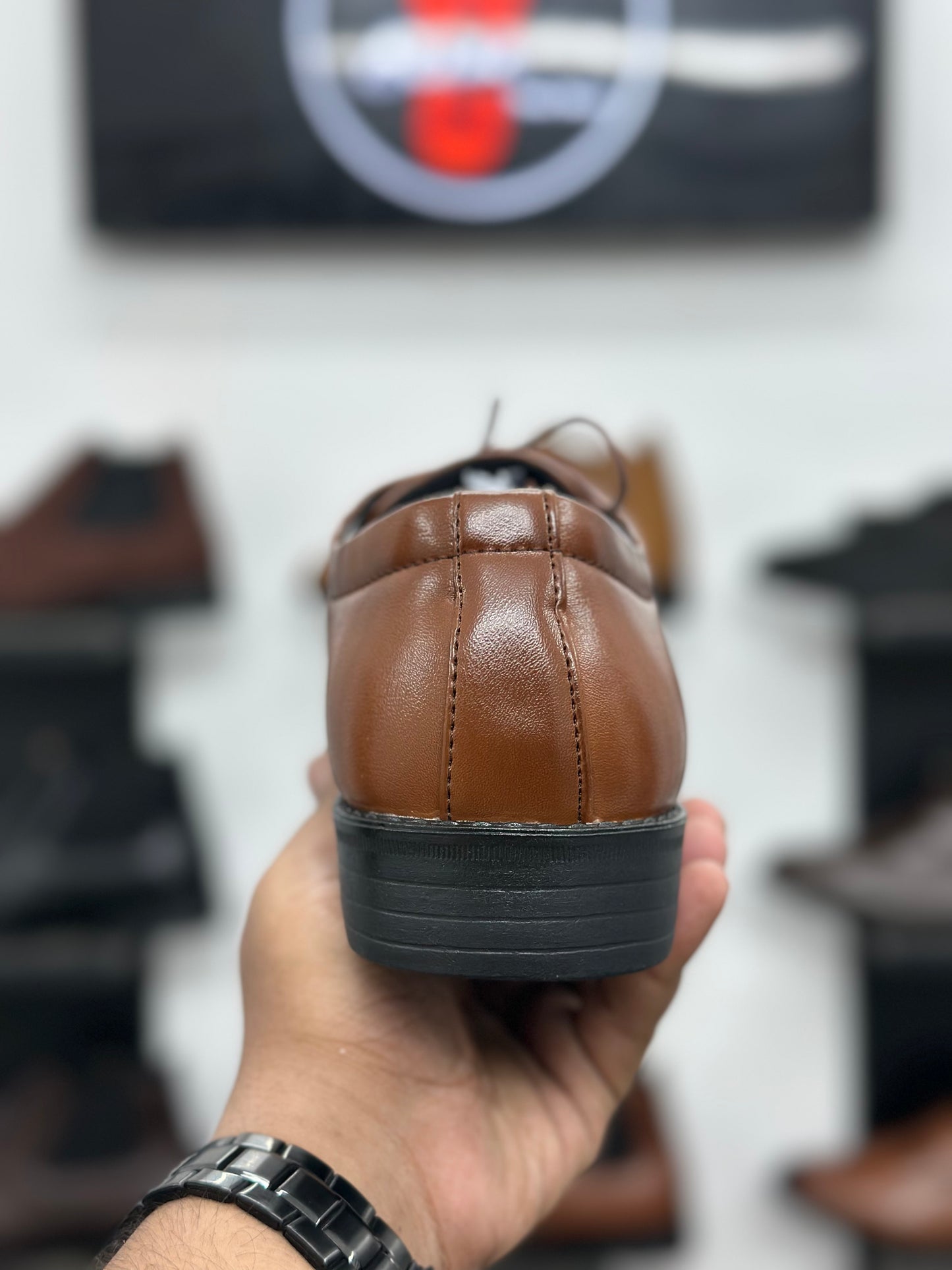 Esrakz-Premium Mustard Oxford Dress Shoes – Sleek Cap Toe Formal Leather