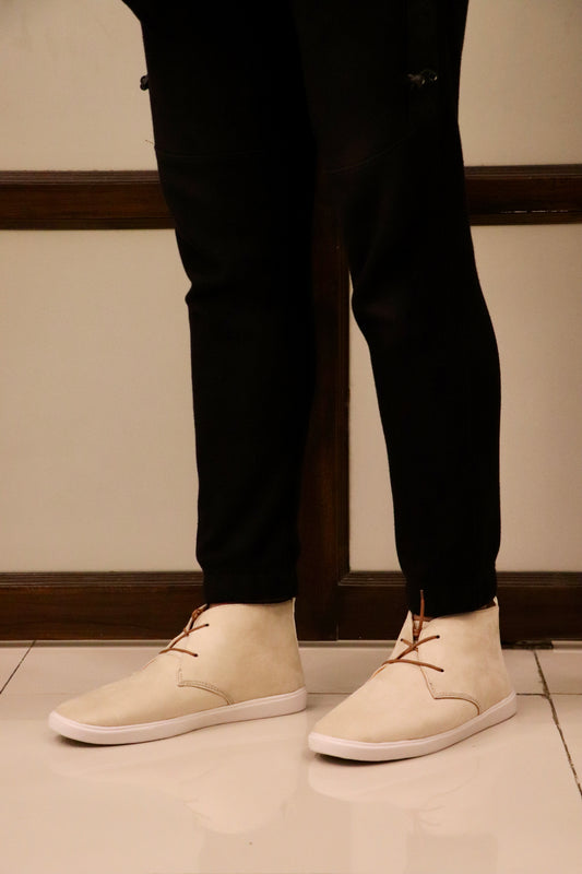 Esrakz-Premium Lace Ups Off White