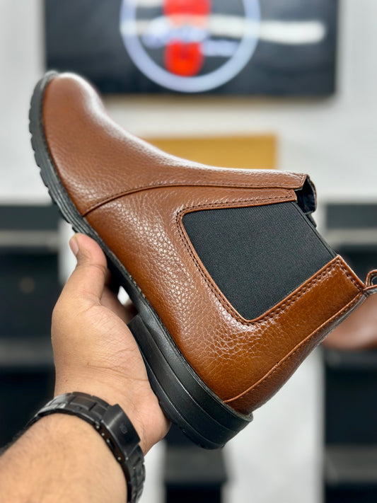 Esrakz Signature Chelsea Boot – Mustard