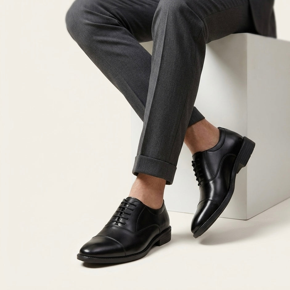 Esrakz Black Formal Bit Lace Up