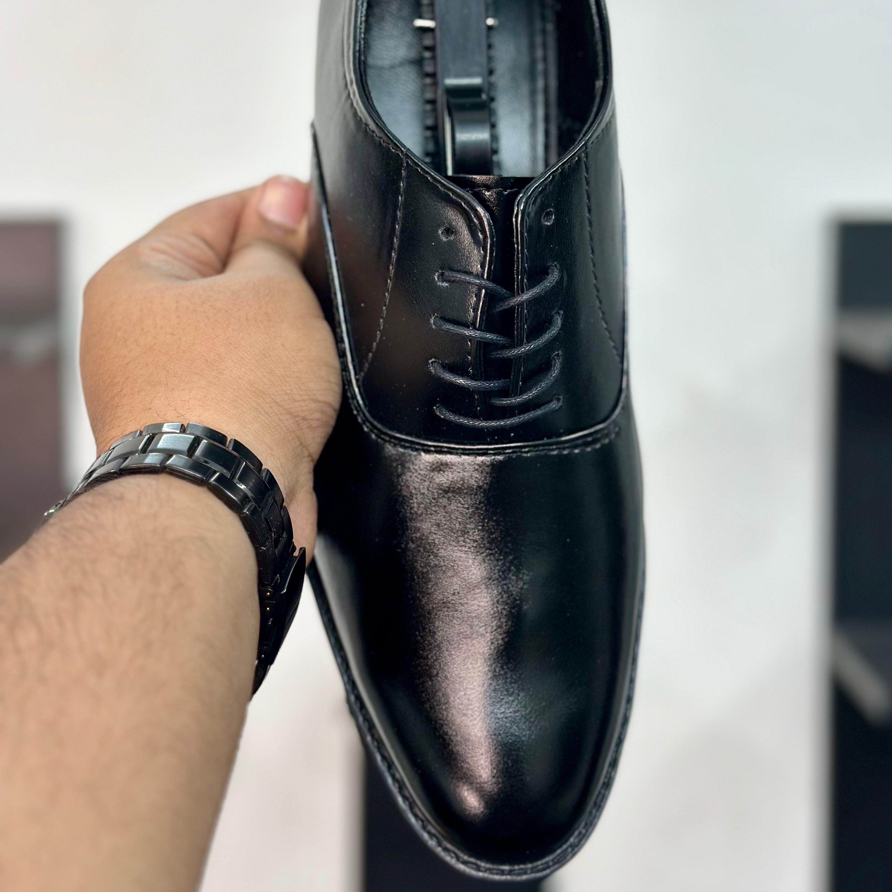 Esrakz Black Formal Lace Up