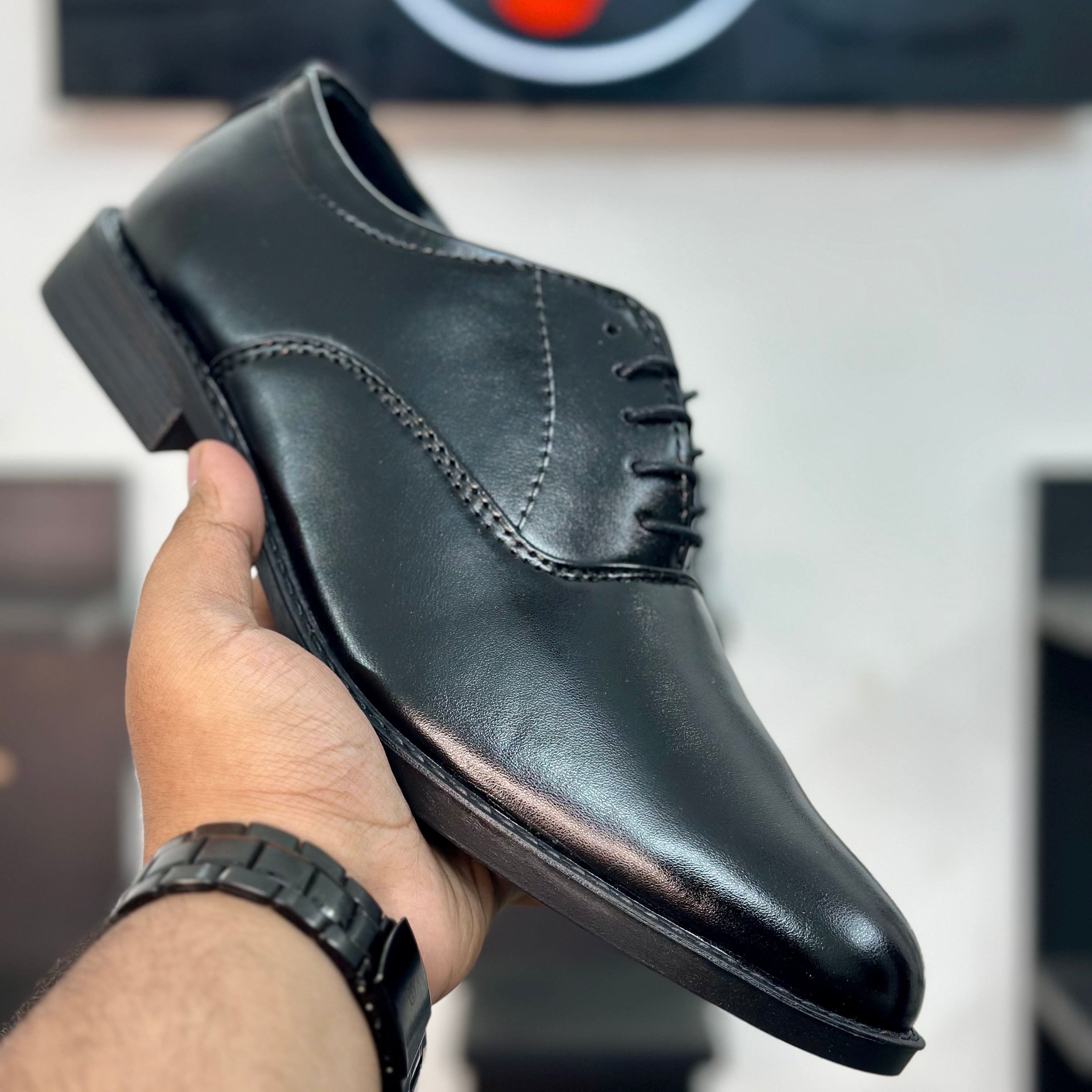 Esrakz Black Formal Lace Up