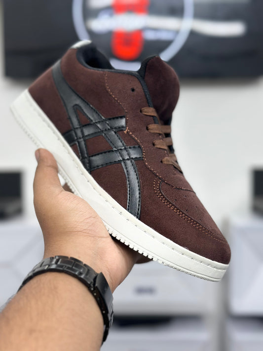 Brown Suede Street Sneakers – Premium Comfort Edition