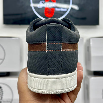 Men's Black & Brown Casual Sneaker