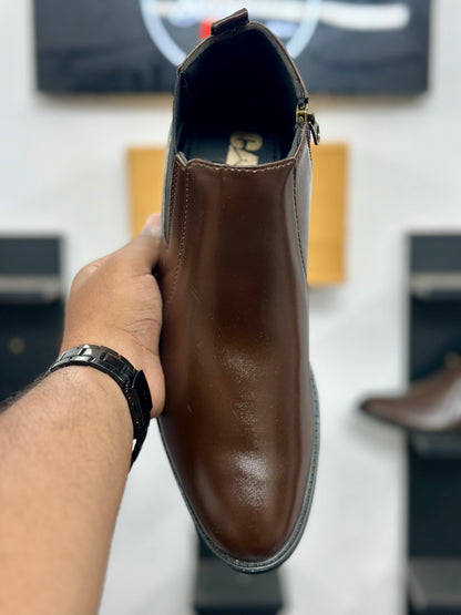 Esrakz Signature Chelsea Boot – Chocolate