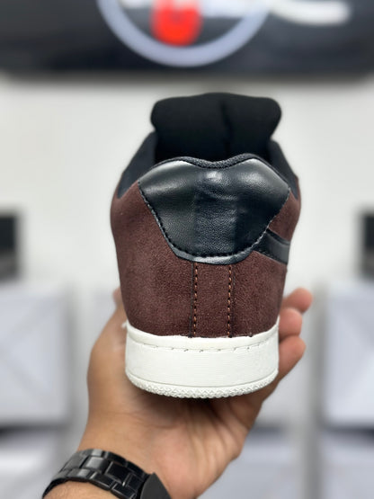 Brown Suede Street Sneakers – Premium Comfort Edition