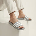 Men's Adilette Comfort Slides Grey