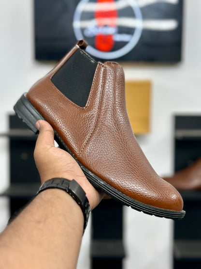 Esrakz Signature Chelsea Boot – Mustard