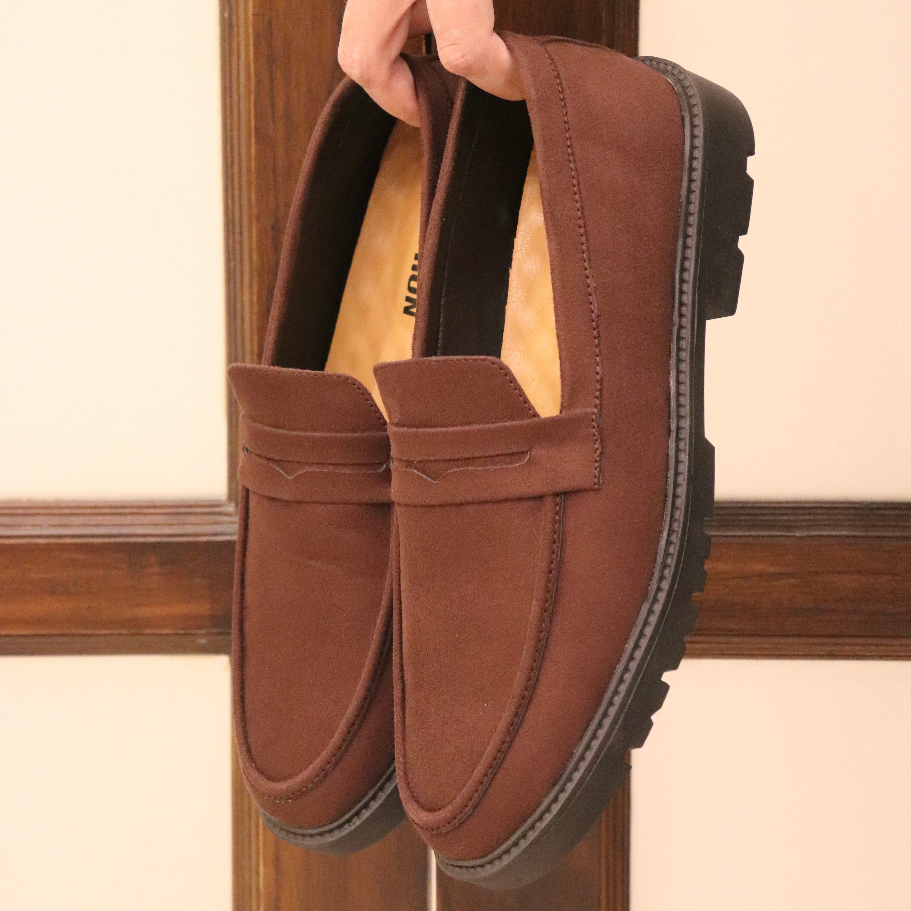 Esrakz Chunky Loafer-Brown