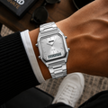 SKMEI 1220 Men’s Stainless Steel Analog-Digital Watch – Silver