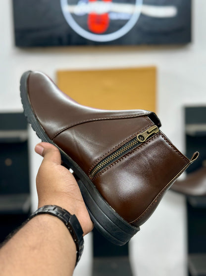 Esrakz Signature Chelsea Boot – Chocolate