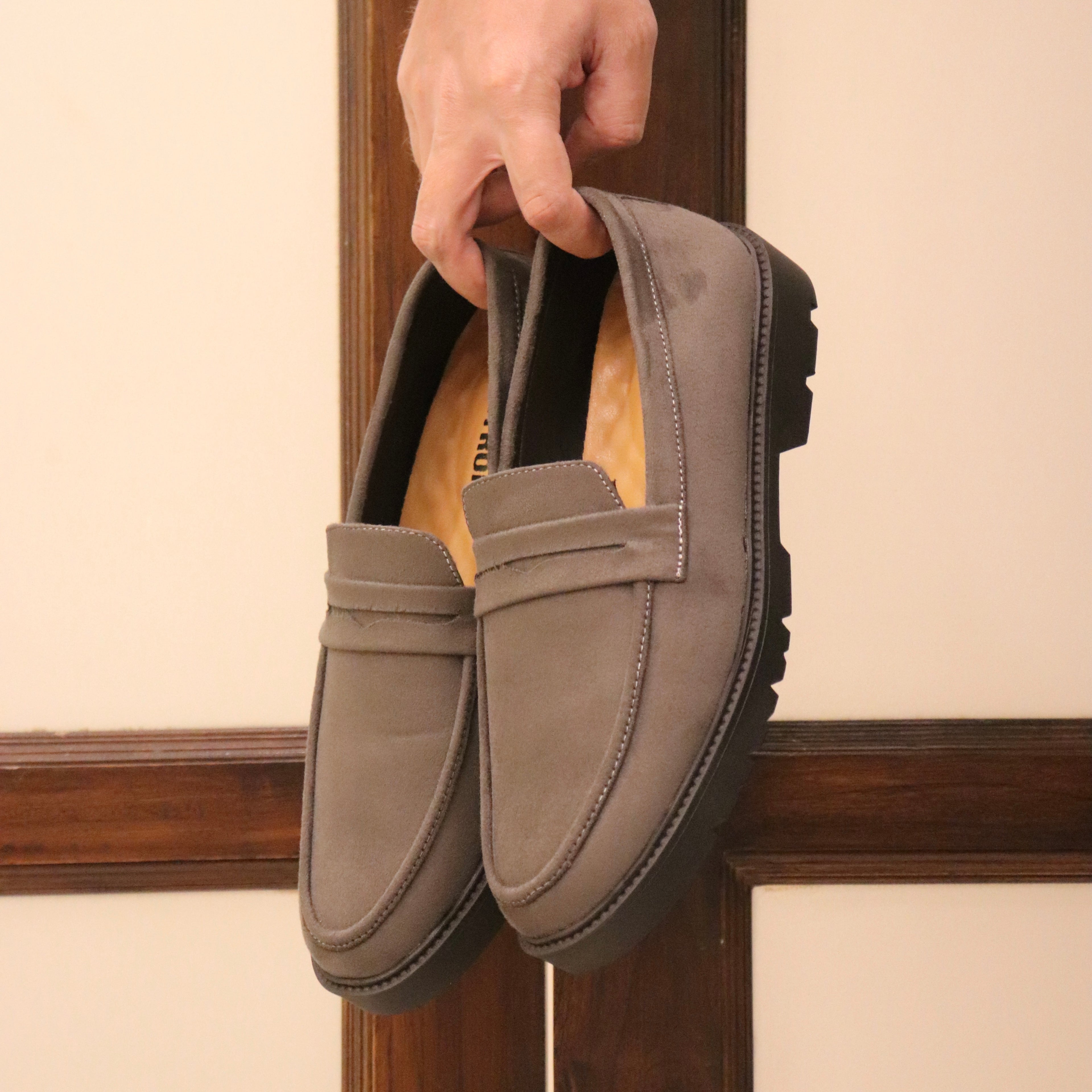 Esrakz Chunky Loafer-Grey