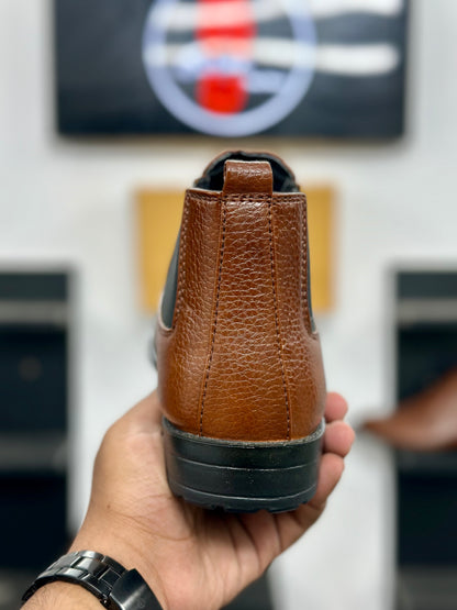 Esrakz Signature Chelsea Boot – Mustard