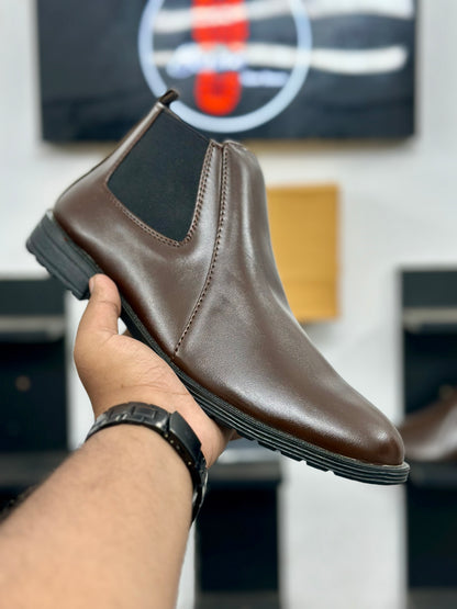 Esrakz Signature Chelsea Boot – Chocolate