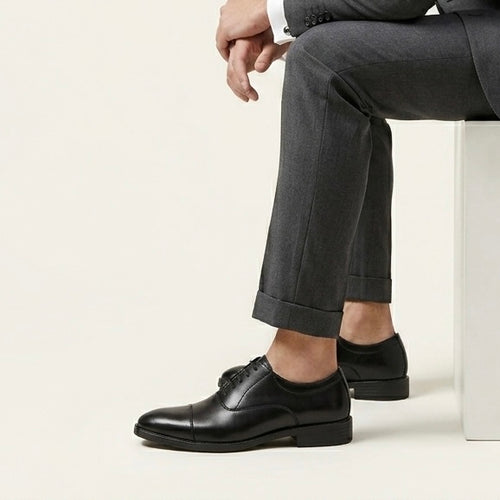 Esrakz Black Formal Bit Lace Up