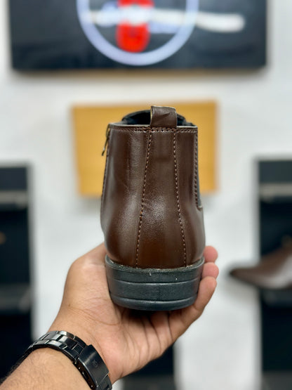 Esrakz Signature Chelsea Boot – Chocolate