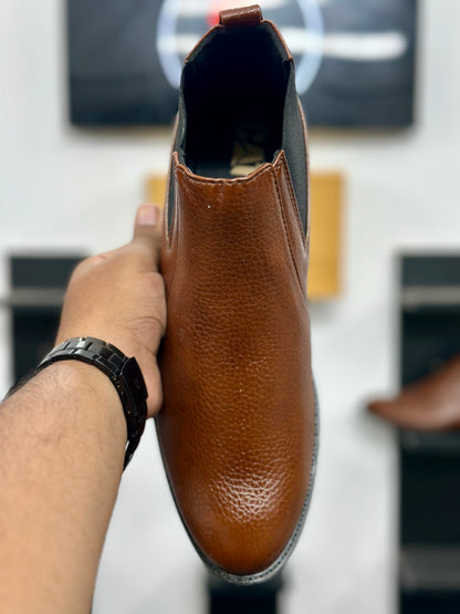 Esrakz Signature Chelsea Boot – Mustard