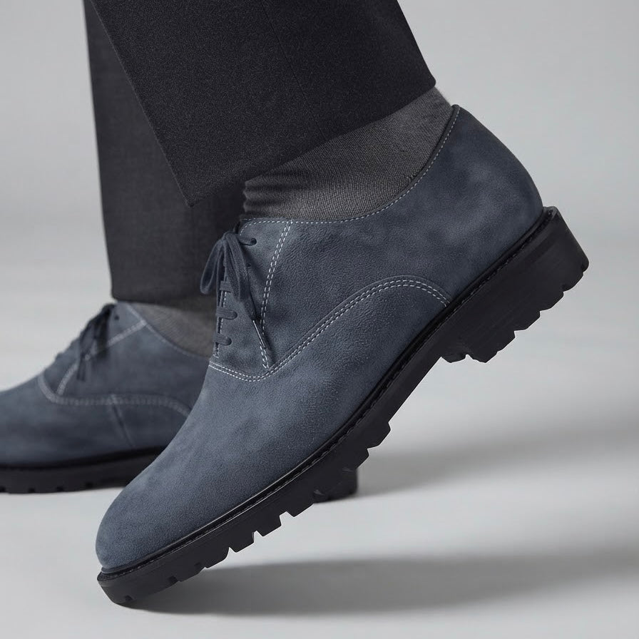 ESRAKZ Milano Oxford Shoes – Grey