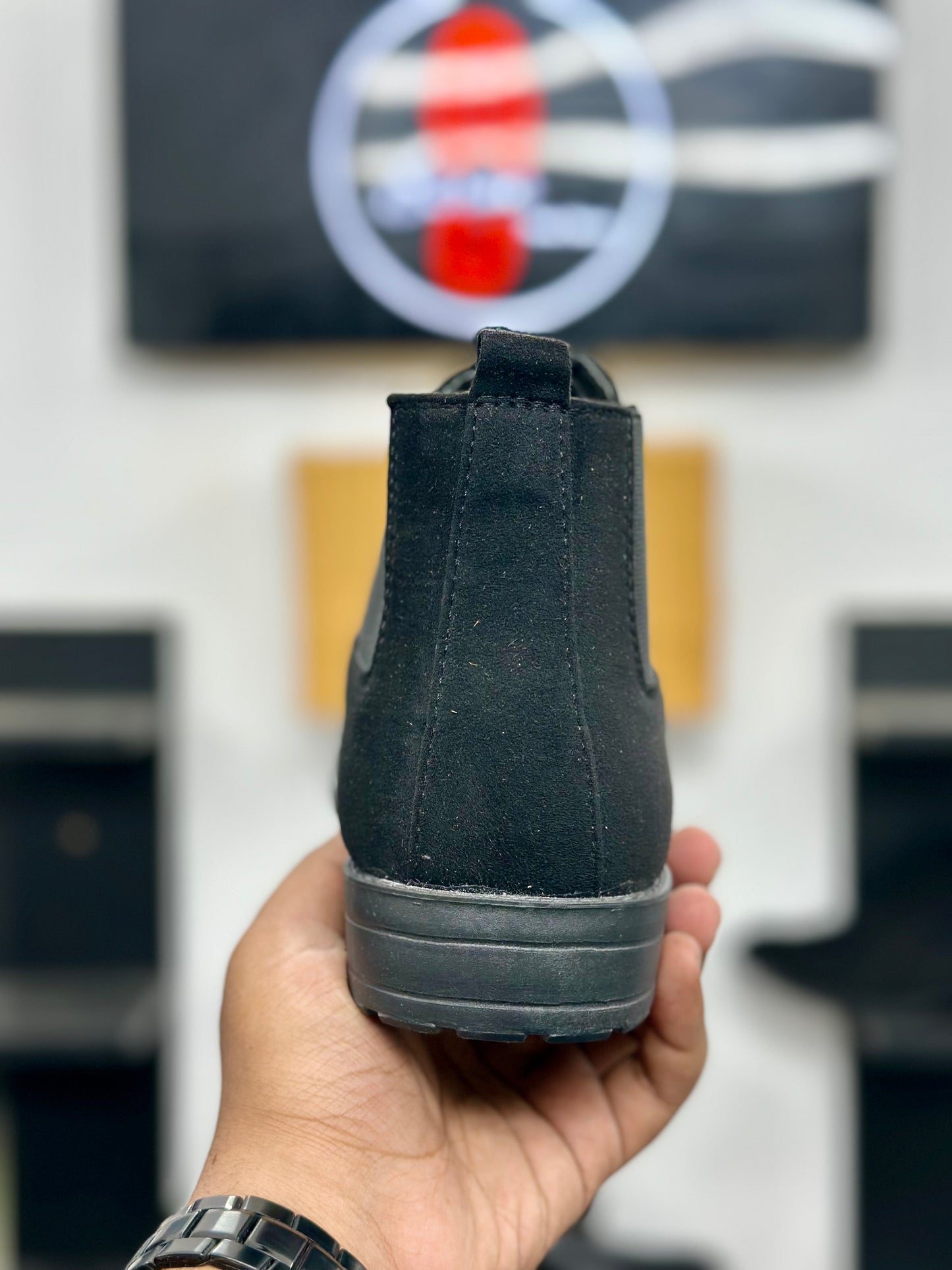 Esrakz Signature Chelsea Boot – Black Suede