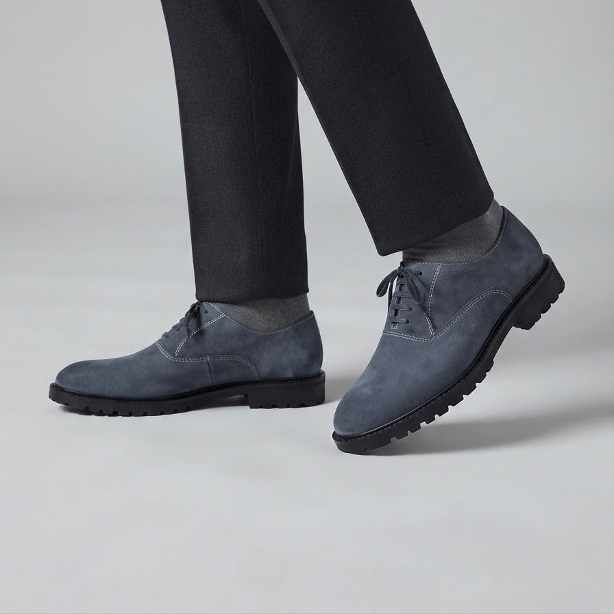 ESRAKZ Milano Oxford Shoes – Grey