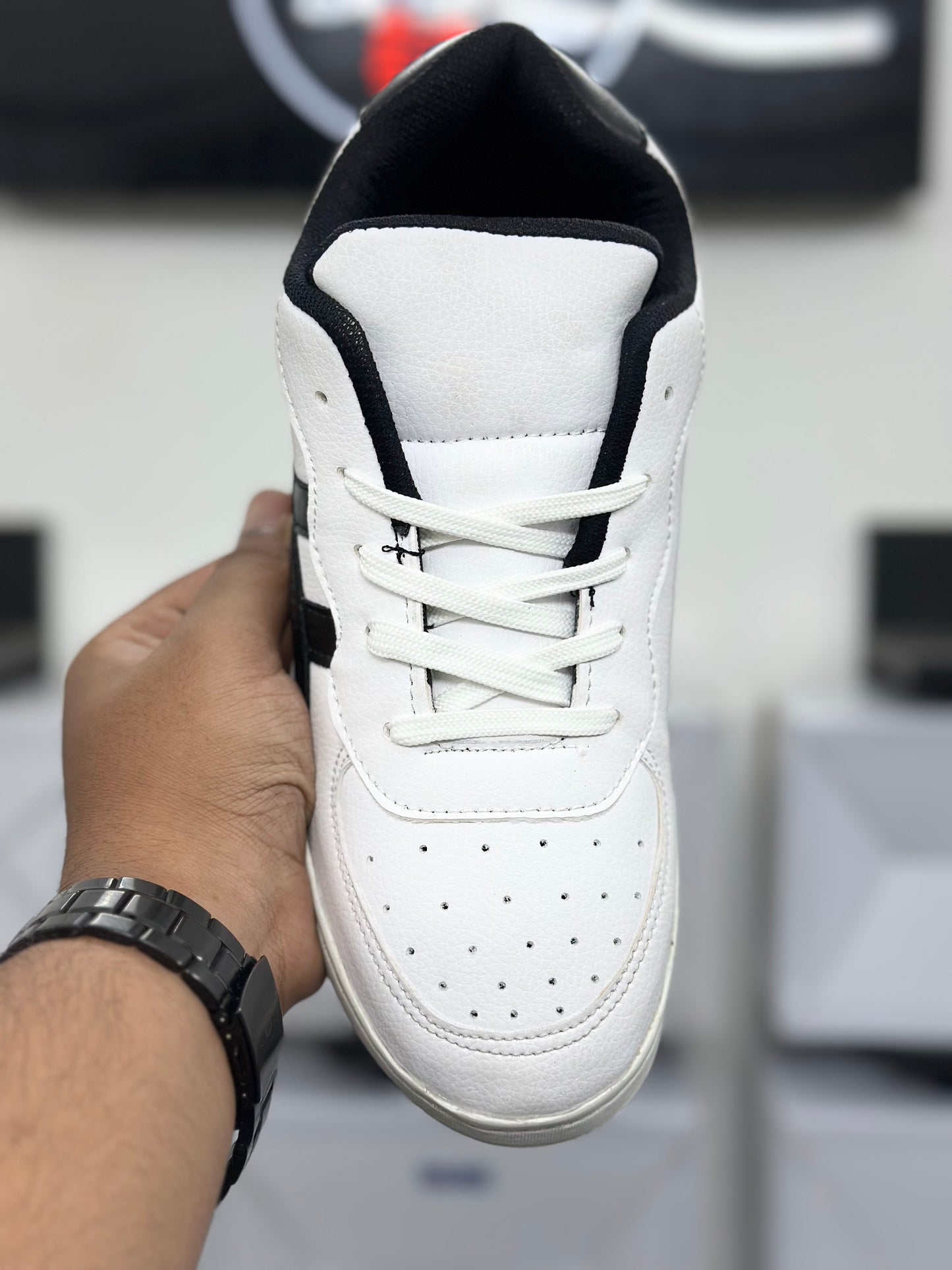 White Pu Street Sneakers – Premium Comfort Edition