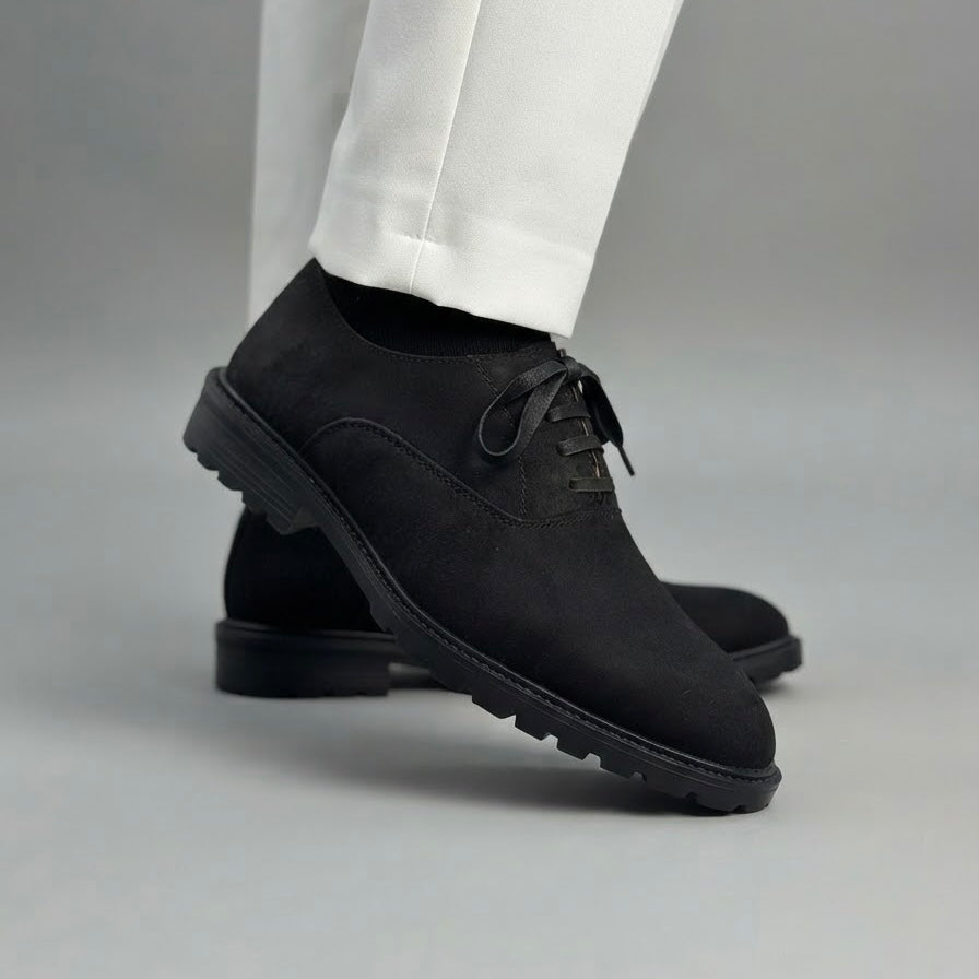 ESRAKZ Milano Oxford Shoes – Black
