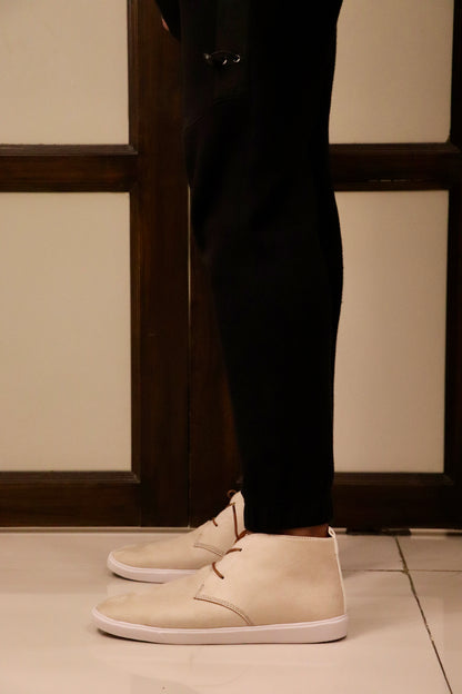 Esrakz-Premium Lace Ups Off White