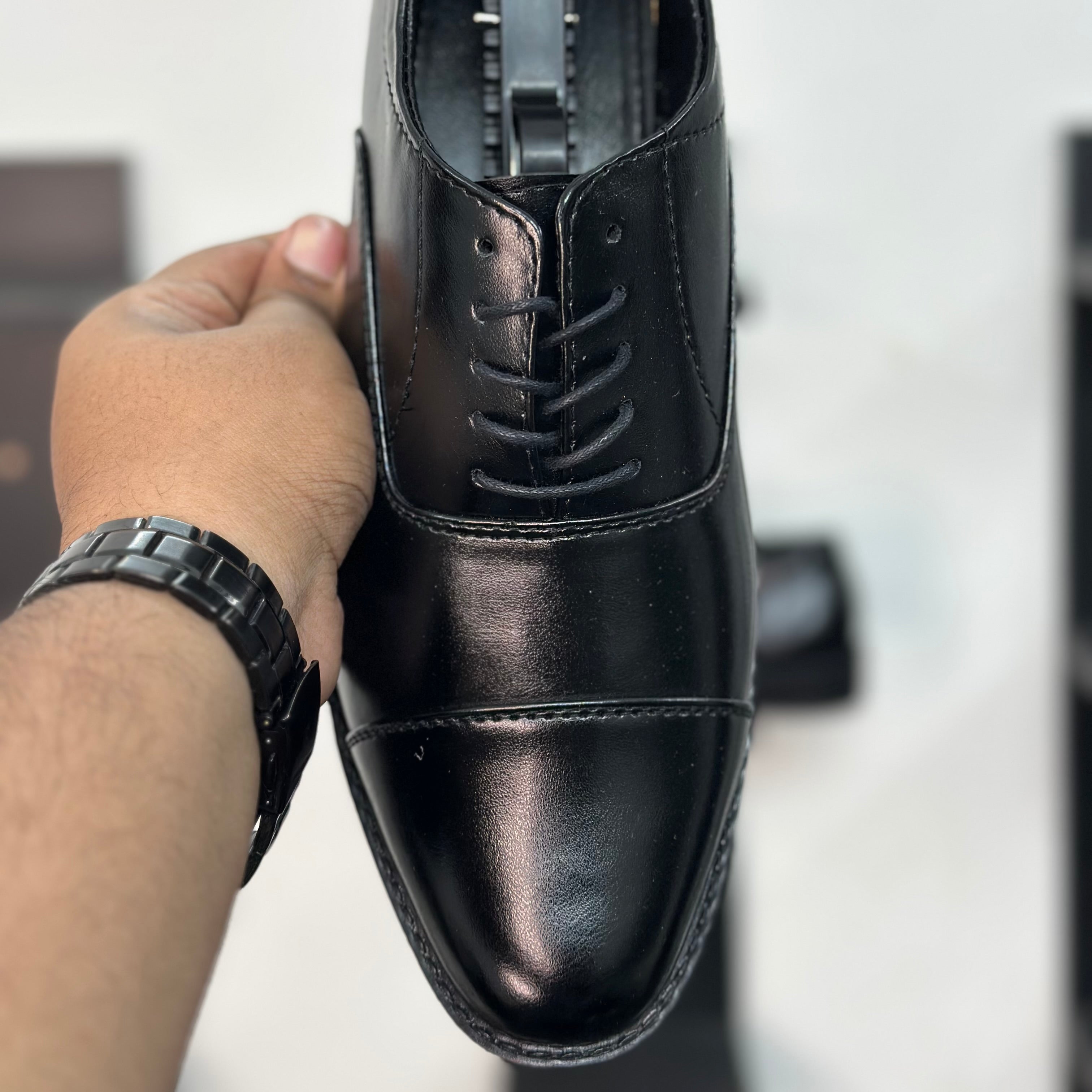Esrakz Black Formal Bit Lace Up