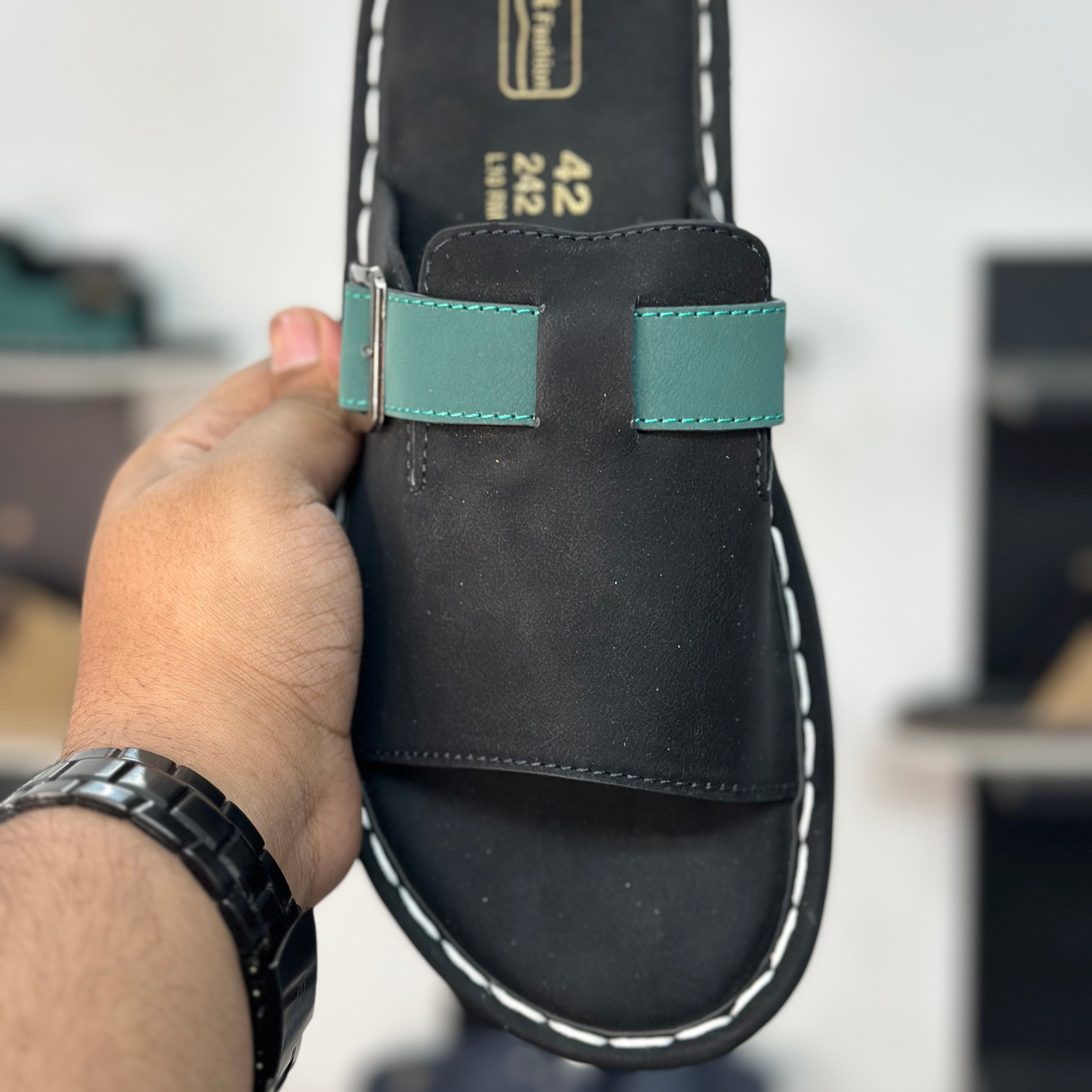 ESRAKZ Premium Sandal: Nero