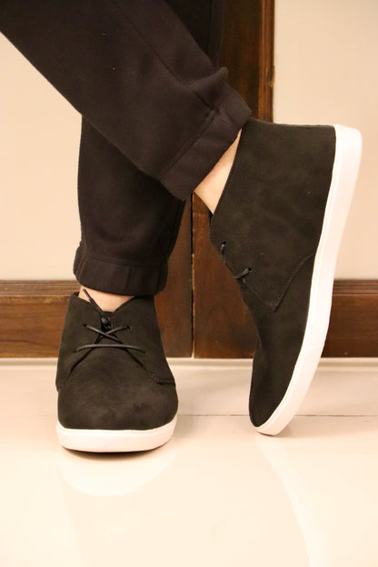 Esrakz-Premium Lace Ups Black