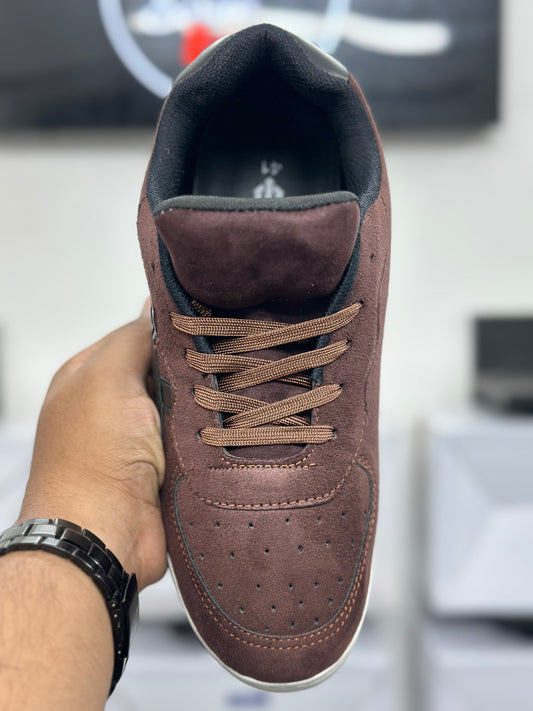 Brown Suede Street Sneakers – Premium Comfort Edition
