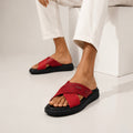 Esrakz Premium Dual Strap Sandals:Clarks 05