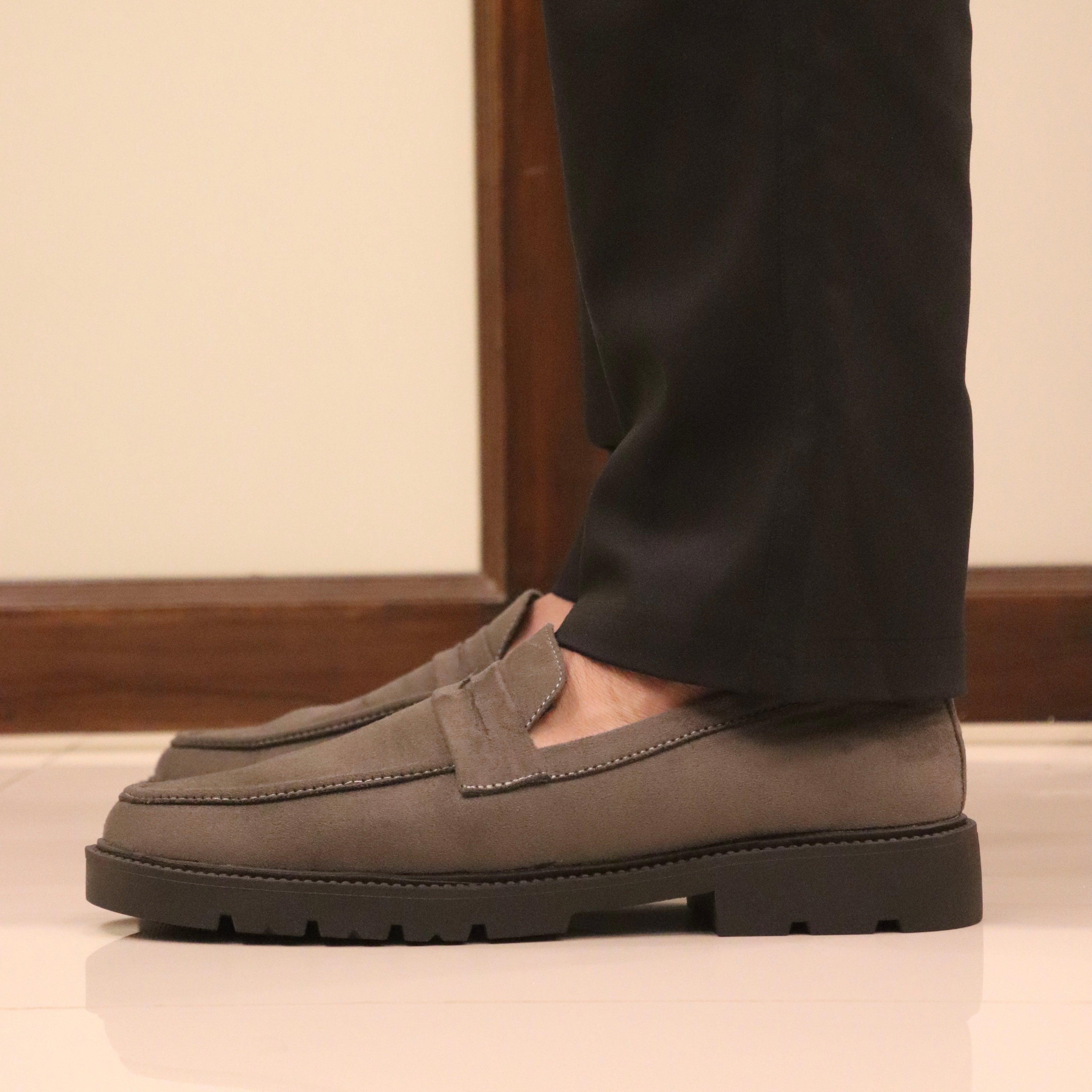 Esrakz Chunky Loafer-Grey