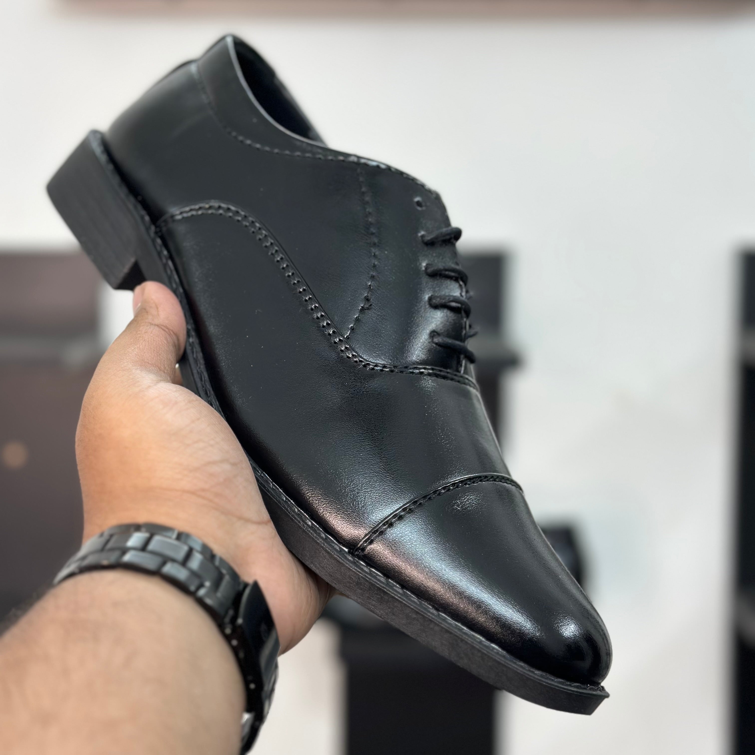 Esrakz Black Formal Bit Lace Up