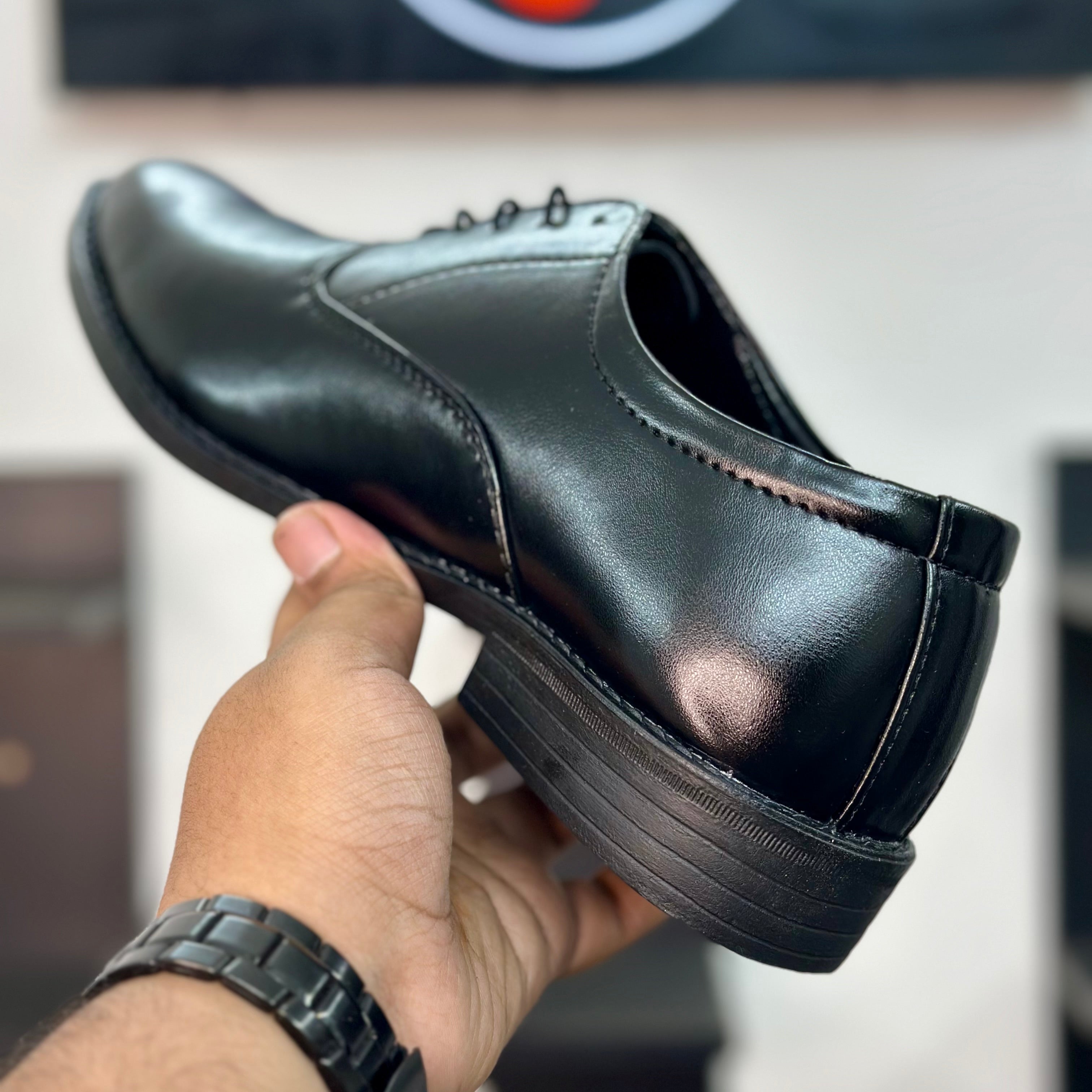 Esrakz Black Formal Lace Up