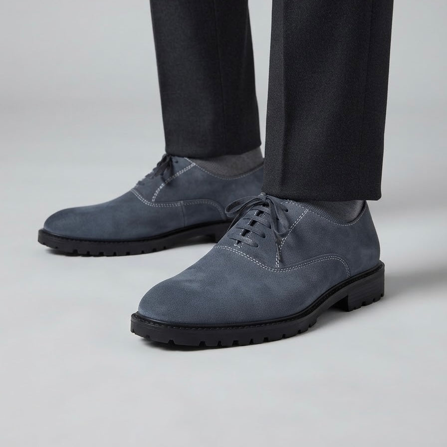 ESRAKZ Milano Oxford Shoes – Grey