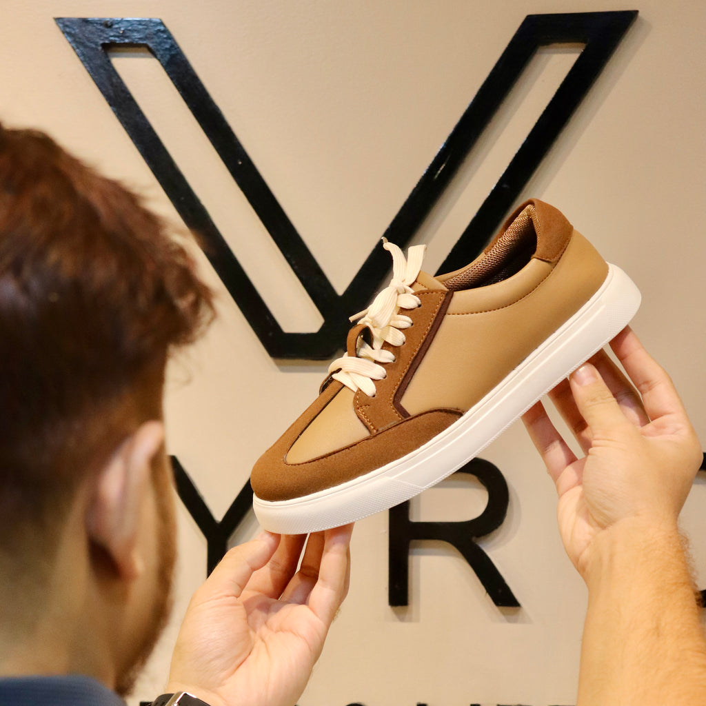 ESRAKZ Urban Shadow Sneakers – Brown Edition