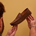 Esrakz Signature Jelly-Sole Loafer – Mocha