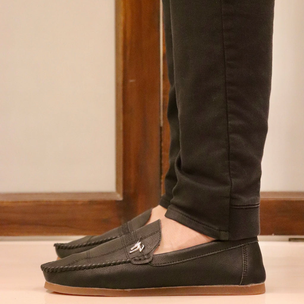 Esrakz Signature Jelly-Sole Loafer-Black