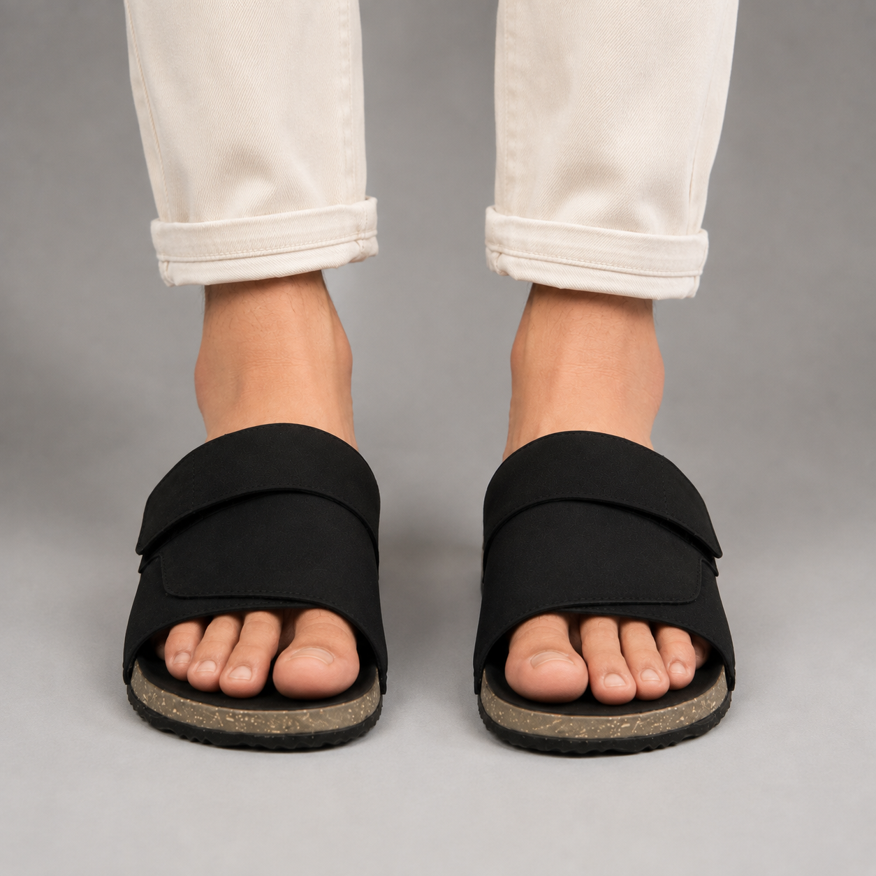 ESRAKZ Premium Suede Comfort Sandals – Volcano